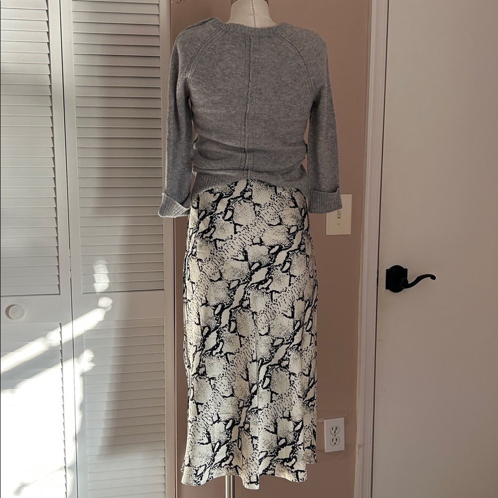 Dance & Marvel Satin Maxi/ Long Skirt Python Prin… - image 6